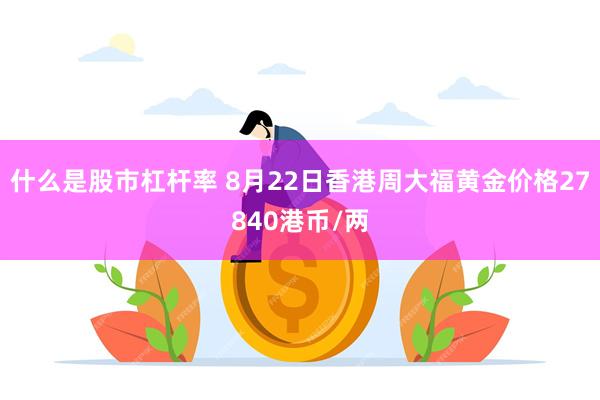 什么是股市杠杆率 8月22日香港周大福黄金价格27840港币/两