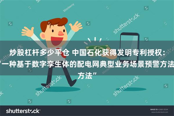 炒股杠杆多少平仓 中国石化获得发明专利授权：“一种基于数字孪生体的配电网典型业务场景预警方法”