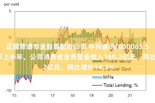 正规靠谱专业股票配资公司 中兴通讯(000063.SZ)：2024年上半年，公司消费者业务营业收入160.2亿元，同比增长14.3%