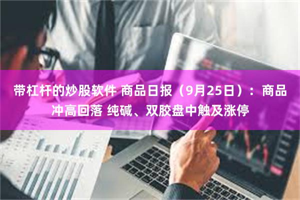 带杠杆的炒股软件 商品日报（9月25日）：商品冲高回落 纯碱、双胶盘中触及涨停