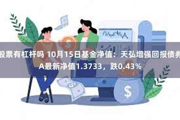 股票有杠杆吗 10月15日基金净值：天弘增强回报债券A最新净值1.3733，跌0.43%