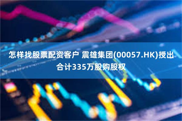 怎样找股票配资客户 震雄集团(00057.HK)授出合计335万股购股权