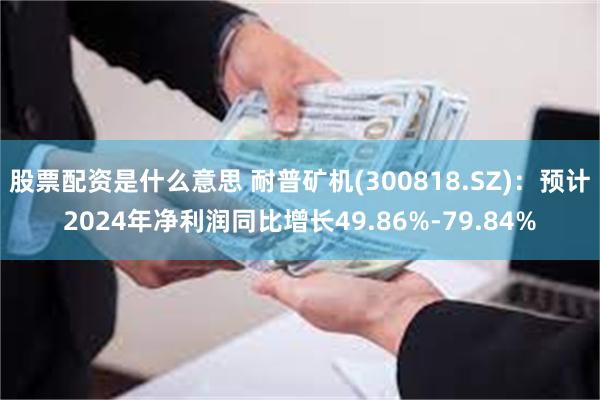 股票配资是什么意思 耐普矿机(300818.SZ)：预计2024年净利润同比增长49.86%-79.84%