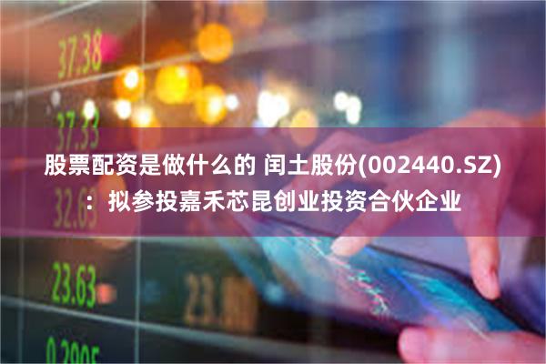 股票配资是做什么的 闰土股份(002440.SZ)：拟参投嘉