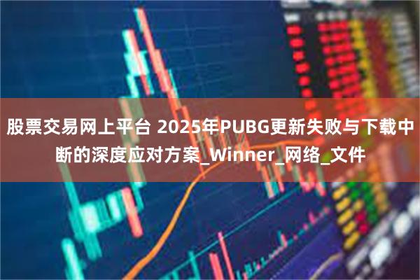 股票交易网上平台 2025年PUBG更新失败与下载中断的深度